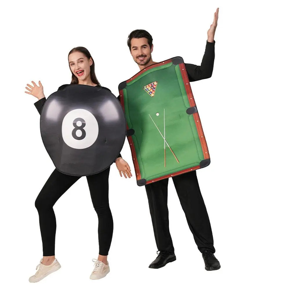 Billiards Set Adult Funny Costumes Cosplay Party Carnival|?PajmasBuy