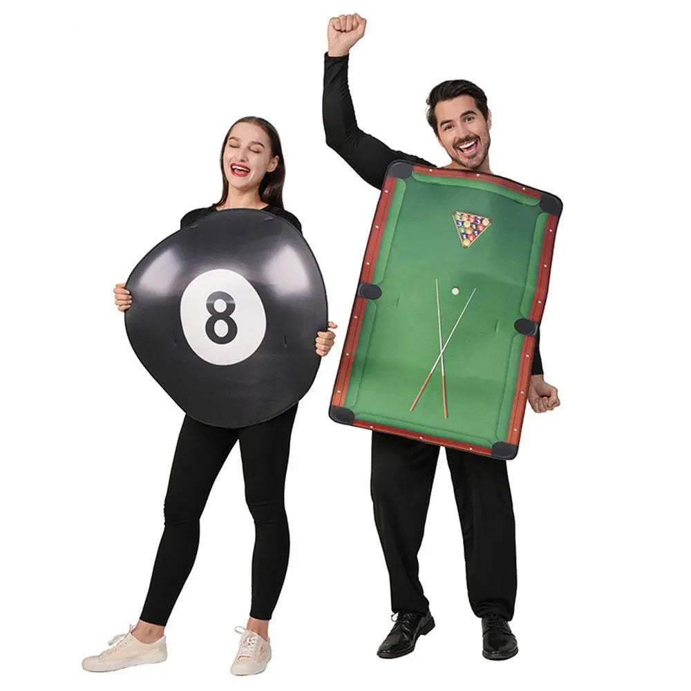 Billiards Set Adult Funny Costumes Cosplay Party Carnival|?PajmasBuy
