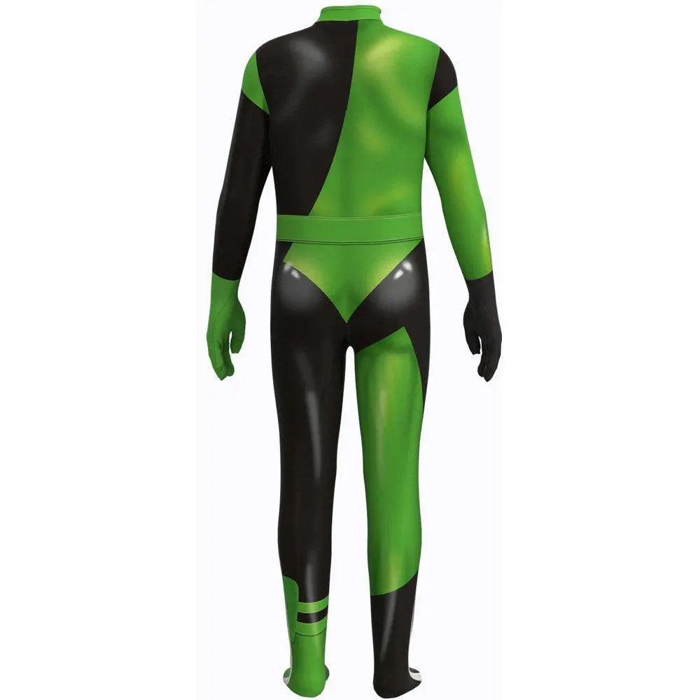 The Adventures of Kid Danger Costume Kim Possible Shego Superhero Halloween Jumpsuit - Pajamasbuy