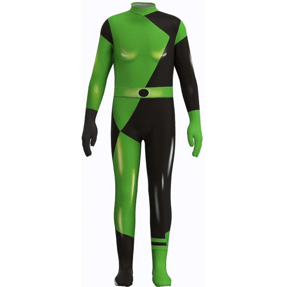 The Adventures of Kid Danger Costume Kim Possible Shego Superhero Halloween Jumpsuit - Pajamasbuy