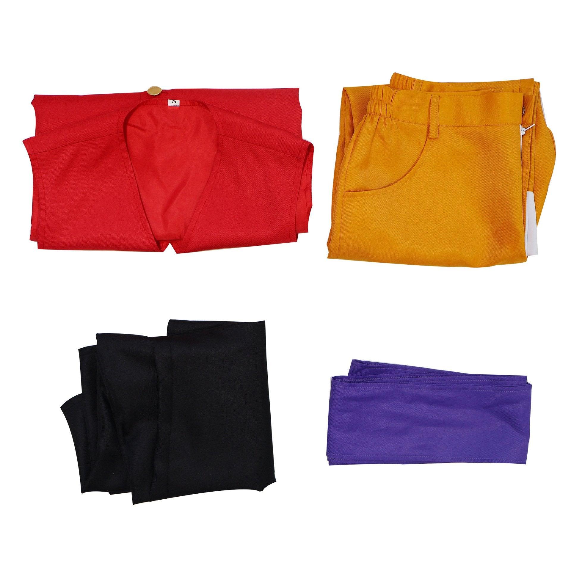 one picece luffy costume Anime Cosplay with straw hat Whole Set - Pajamasbuy