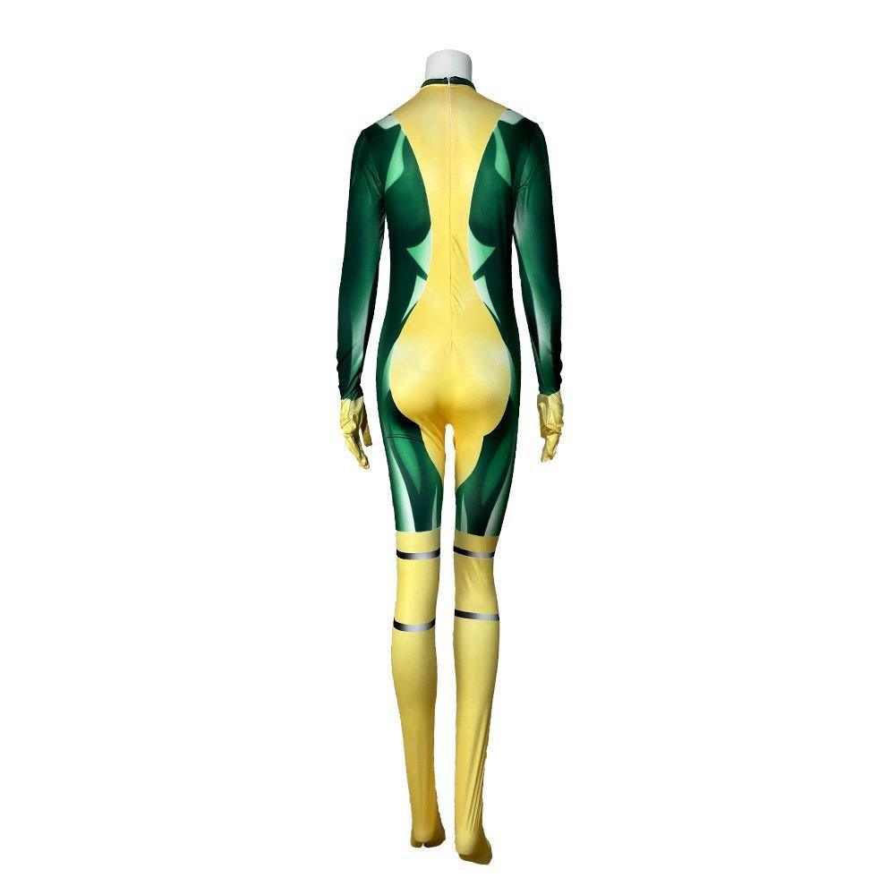 X Men Rogue Outfits Halloween Party Cosplay Costume Jumpsuit - Pajamasbuy