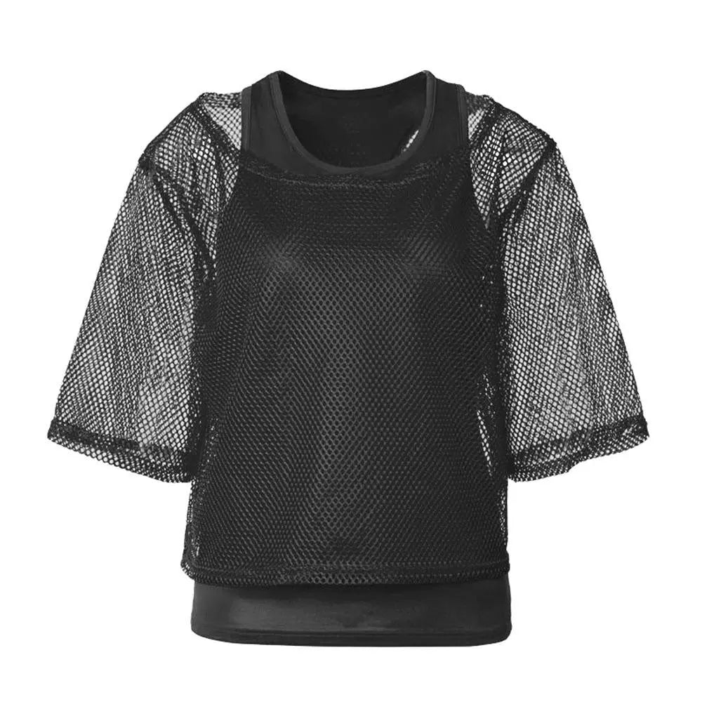 1980s Top Fishnet Women T-shirt 80s Costumes Cosplay Party Carnival|?PajmasBuy