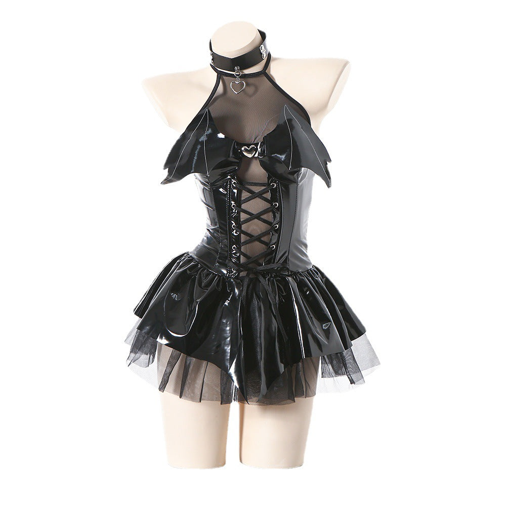 Witch Cosplay Costume Female Little Devil Perspective Skirt
