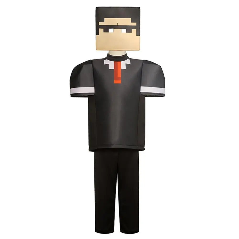 Steve Costume Minecraft Herobrine Notch Alex Cosplay Stage Game Costumes Suits For Kids - Pajamasbuy