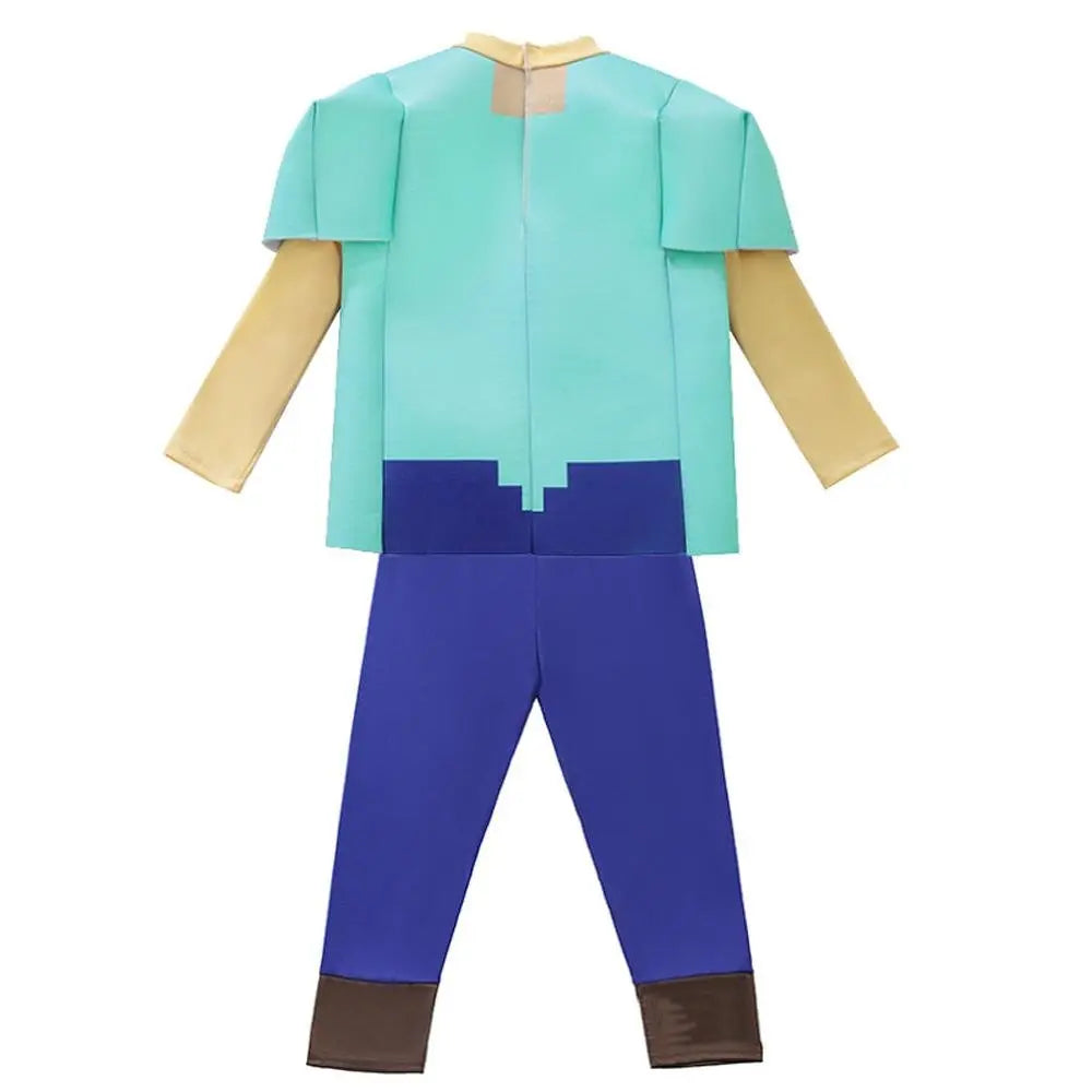 Steve Costume Minecraft Herobrine Notch Alex Cosplay Stage Game Costumes Suits For Kids - Pajamasbuy