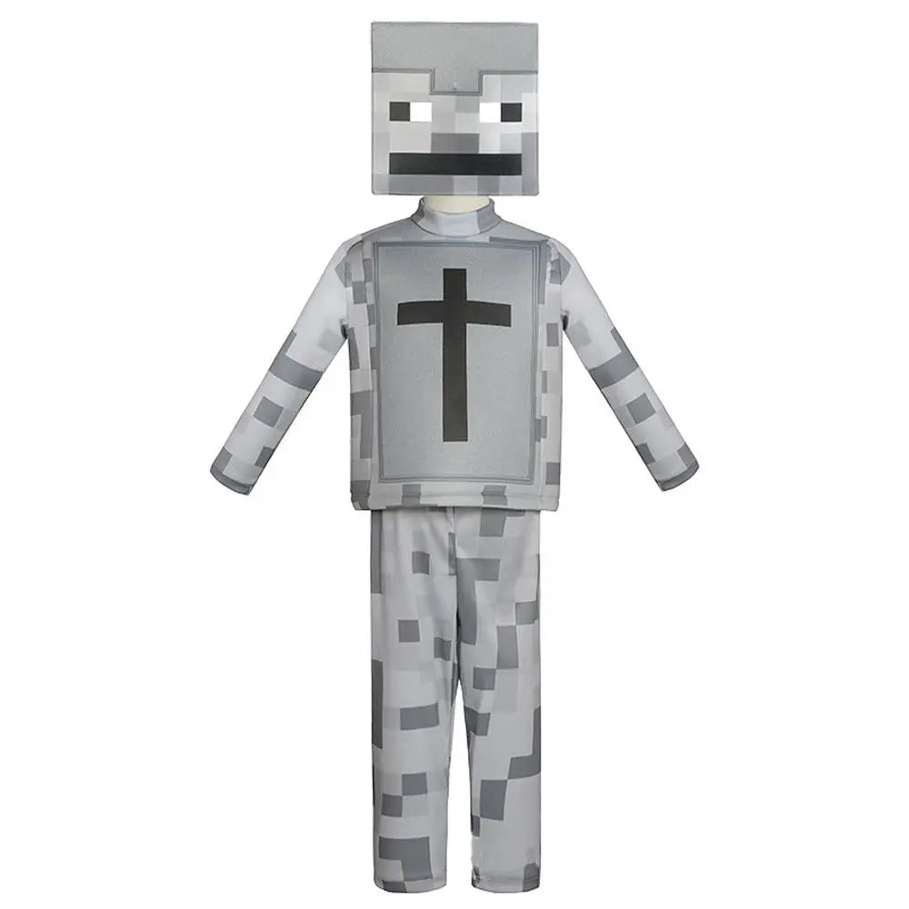 Steve Costume Minecraft Herobrine Notch Alex Cosplay Stage Game Costumes Suits For Kids - Pajamasbuy