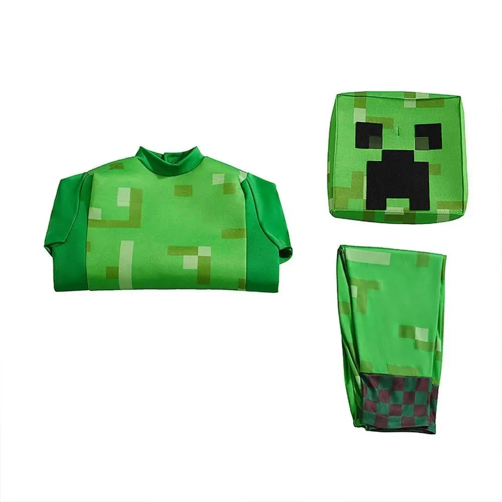 Steve Costume Minecraft Herobrine Notch Alex Cosplay Stage Game Costumes Suits For Kids - Pajamasbuy