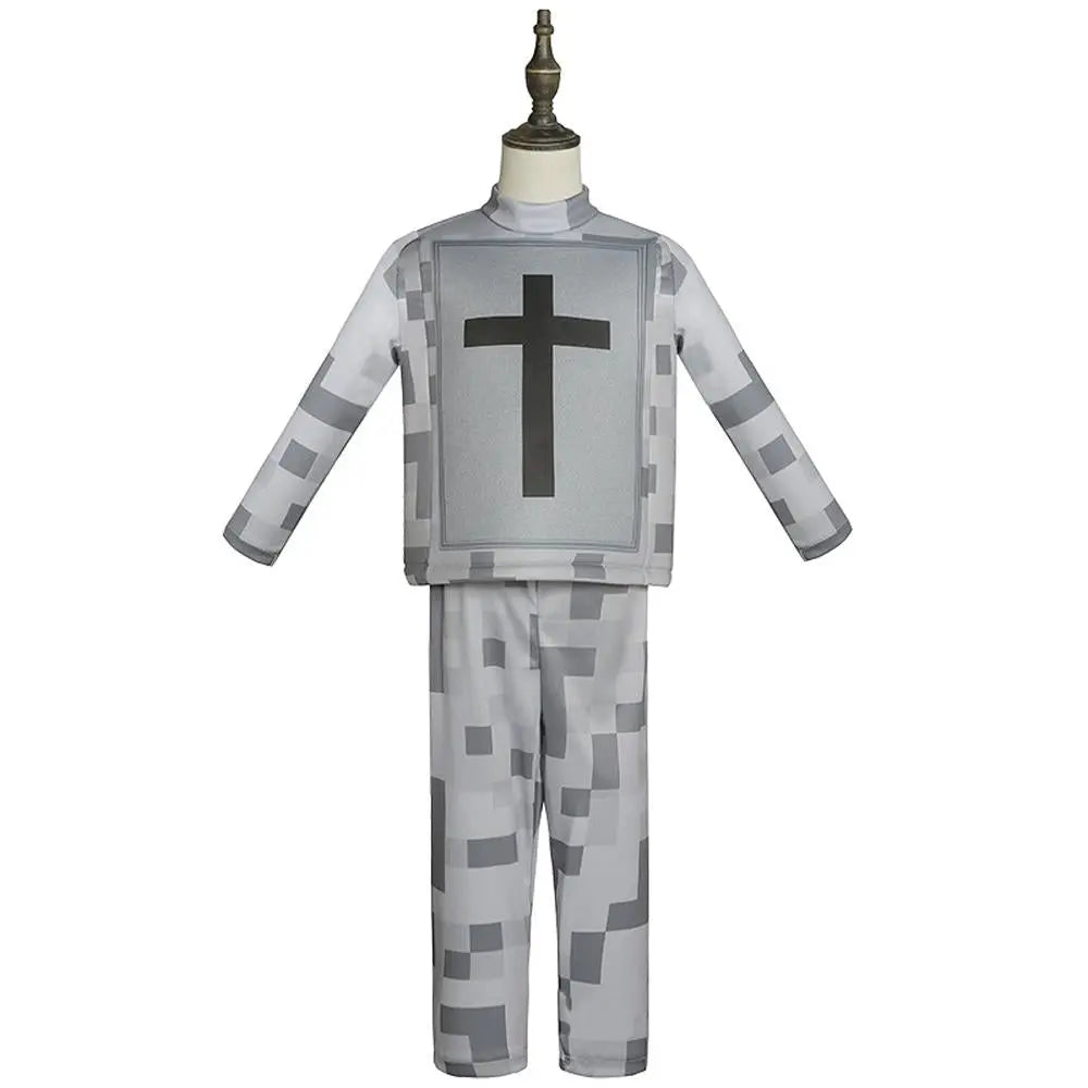 Steve Costume Minecraft Herobrine Notch Alex Cosplay Stage Game Costumes Suits For Kids - Pajamasbuy