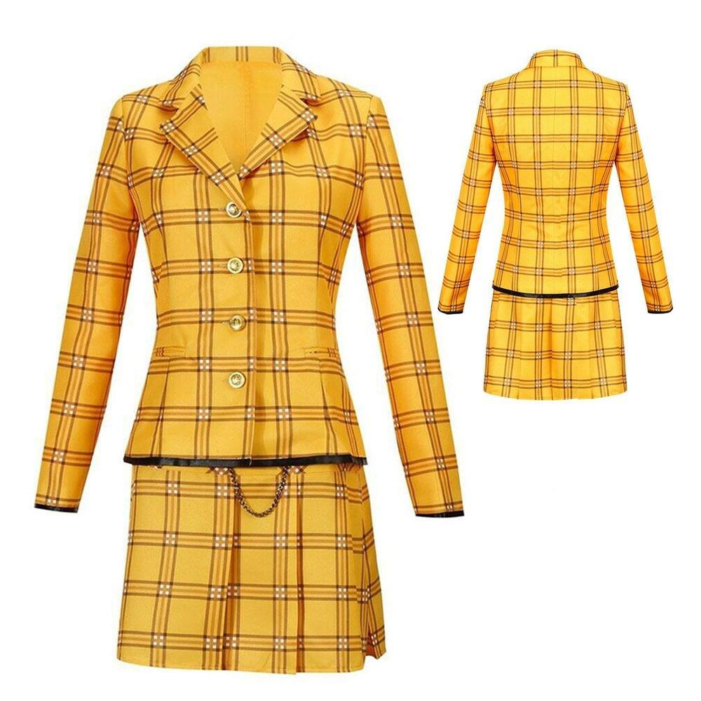 Clueless Winona Laura Horowitz Suit Adult Cosplay Costume Party Halloween Carnival - Pajamasbuy