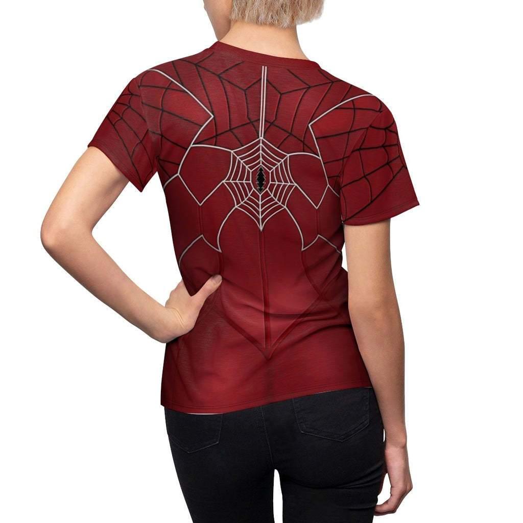 Spider - Woman Women's Short sleeve Shirt Madame Web Costume SuperHero Outfit - Pajamasbuy